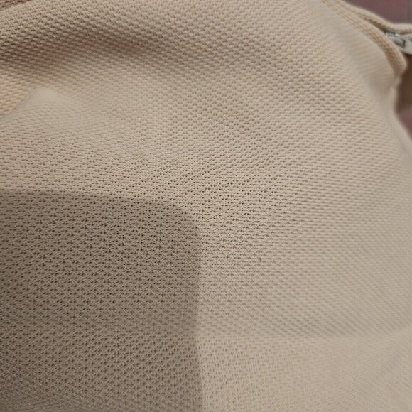 Vtg Hob Nobber Sheath Dress Womens S Brown Beige 60s Mod Double Knit Stretch - Picture 12 of 13